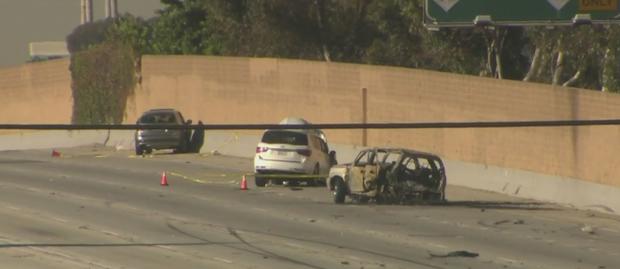 Car-To-Car Shooting Shuts Down 110 Freeway In Gardena 