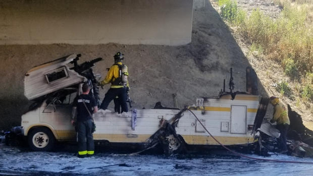 RV Arson Fire, Hwy 4 and PCH 