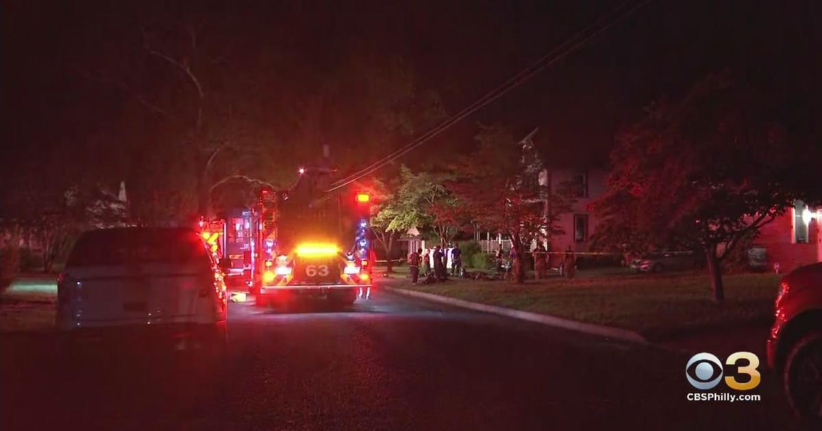 Crews Battle House Fire In Lindenwold - CBS Philadelphia