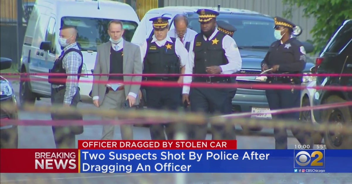 Two Suspects Shot By Chicago Police After Dragging An Officer - CBS Chicago