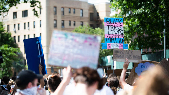 Protesters Gather In Brooklyn For Black Trans Lives Matter Rally 