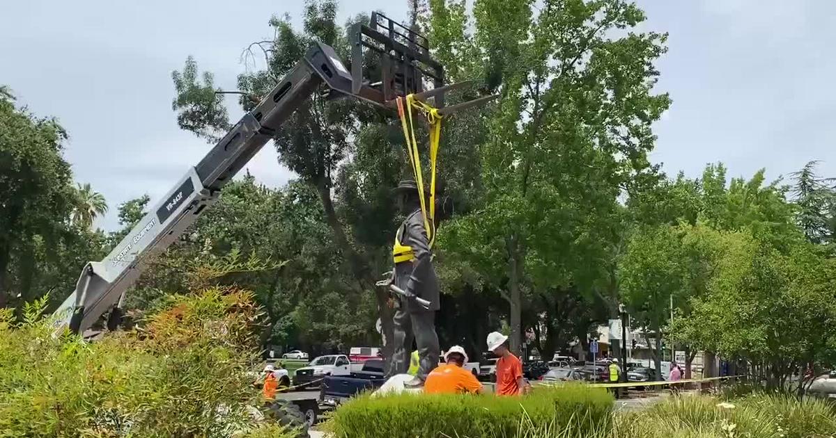 Sacramento John Sutter Statue Removed After Recent Vandalism - Good Day ...