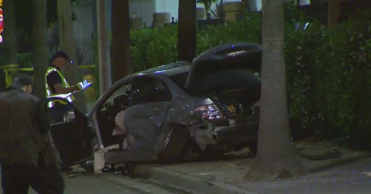 Police Pursuit Of Stolen Mercedes Ends In Violent Wreck In Baldwin Park, Innocent Woman Hurt