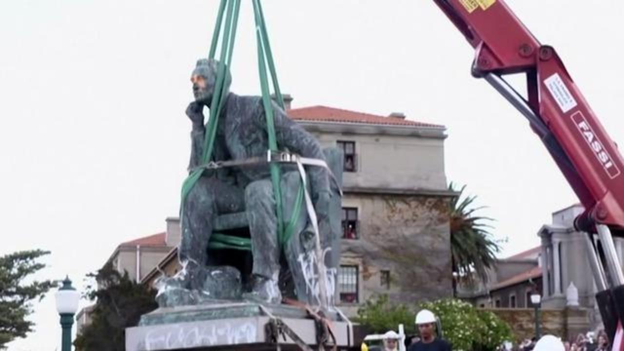 In Africa, toppling statues is a 1st step in addressing racism