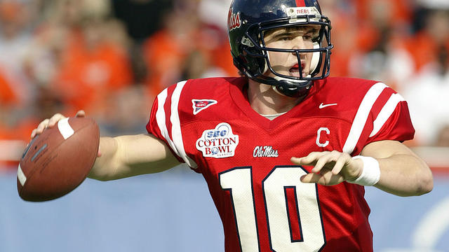 A look at Eli Manning jersey retirement ceremony by Ole Miss football