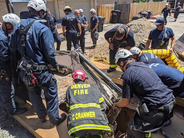 Sewer Rescue 5 (Denver FD tweet) 