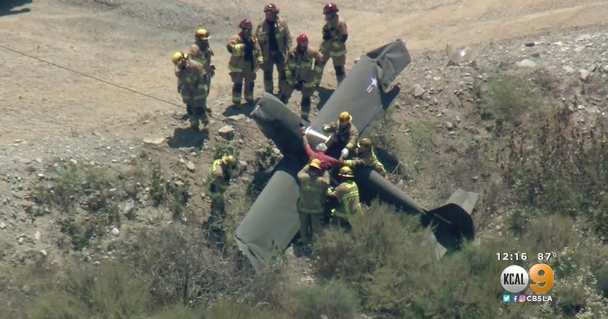 Pilot Survives Crash Of Small Plane In Upland CBS Los Angeles
