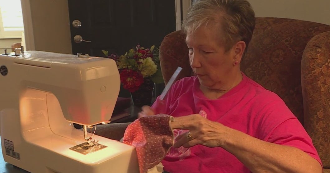 Cancer Survivor In Fort Worth Sews Face Masks For Cancer Patients CBS DFW