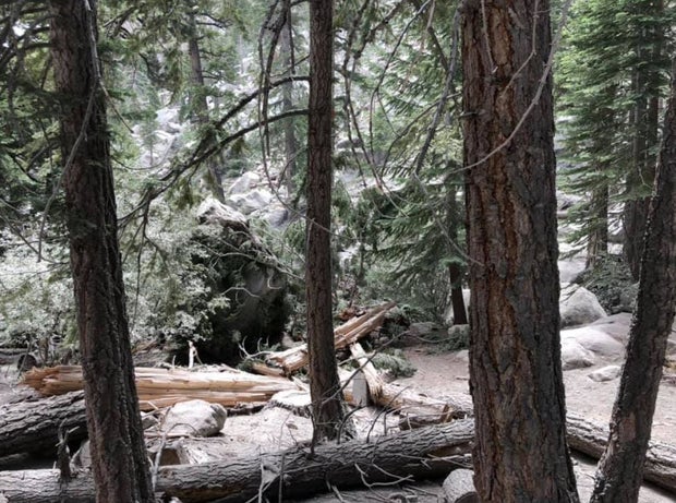 Quake Causes Rockslide At Central California Campsite 