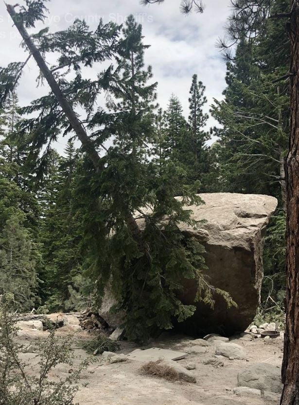 Quake Causes Rockslide At Central California Campsite 