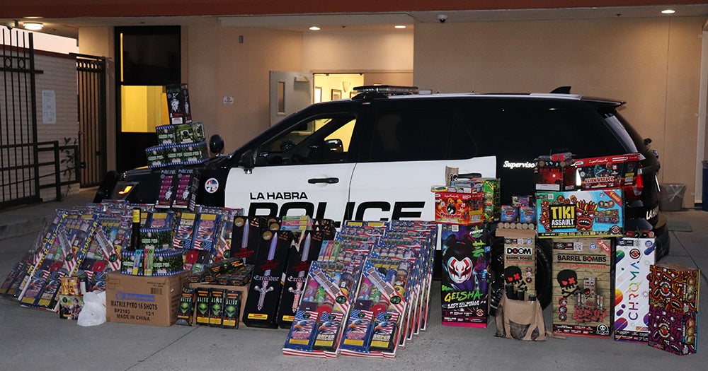 700 Pounds Of Fireworks Seized From La Habra Homes; 2 Men, 1 Woman Arrested CBS Los Angeles