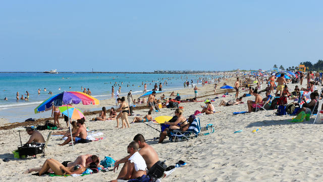 Miami-Dade Beaches Reopen After Being Closed For Coronavirus Pandemic 