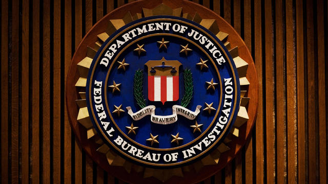 A crest of the Federal Bureau of Investi 