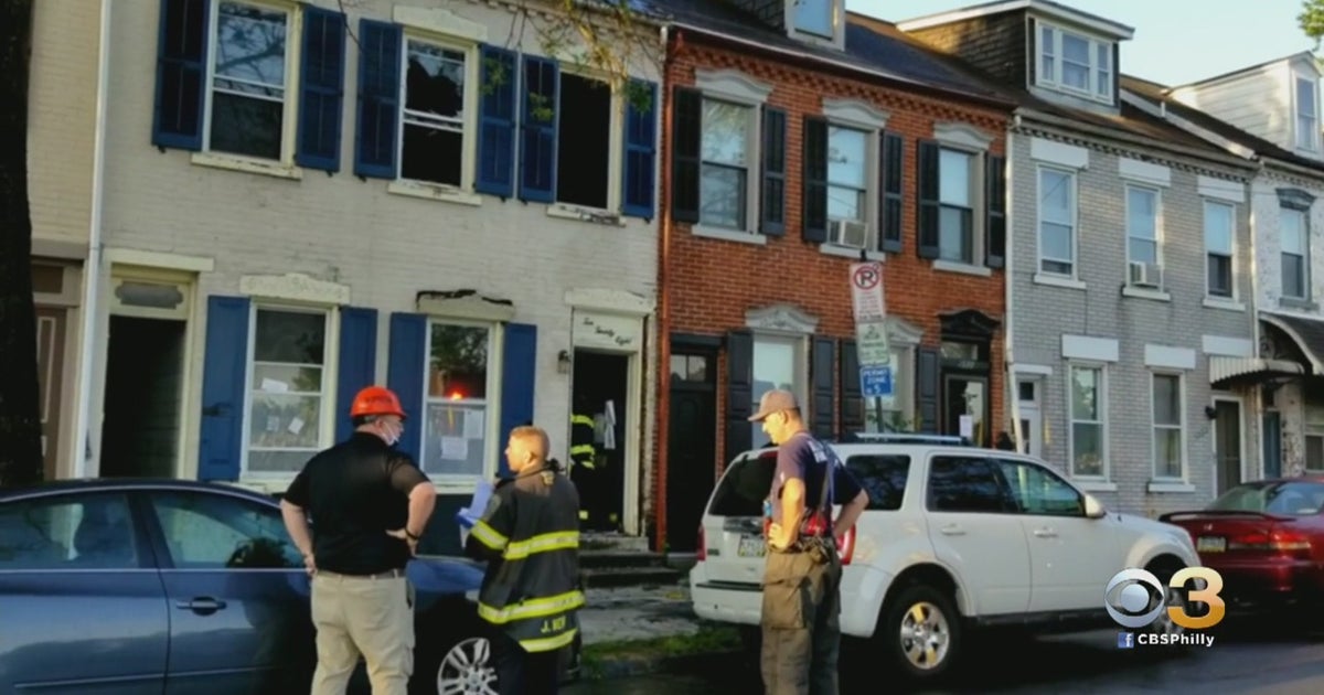 Some Neighbors Displaced After Blaze Rips Through Home In Allentown, Officials Say CBS