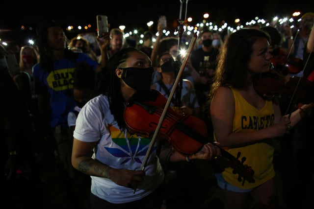 People protest the death of Elijah McClain 