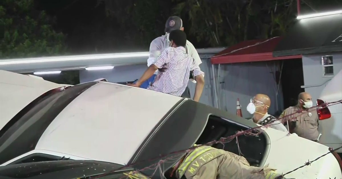 Car Slams Into NW Dade Auto Dealership, 100,000 In Damage CBS Miami