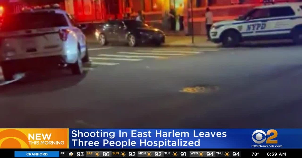 Police Investigating 3 People Shot In East Harlem Near FDR Drive - CBS ...