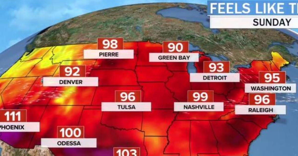 Heat Wave Impacting 200 Million Americans Cbs News 