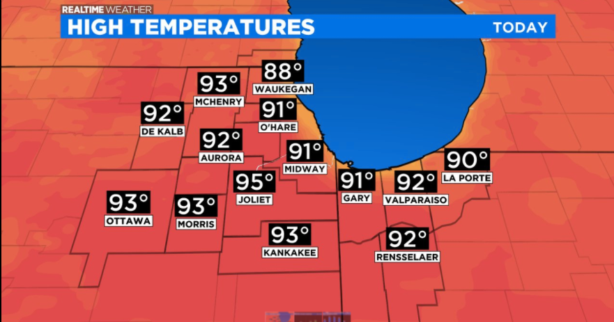 Chicago Weather: Hot, Humid Conditions Continue - CBS Chicago