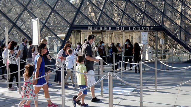 The Louvre museum reopens in Paris 