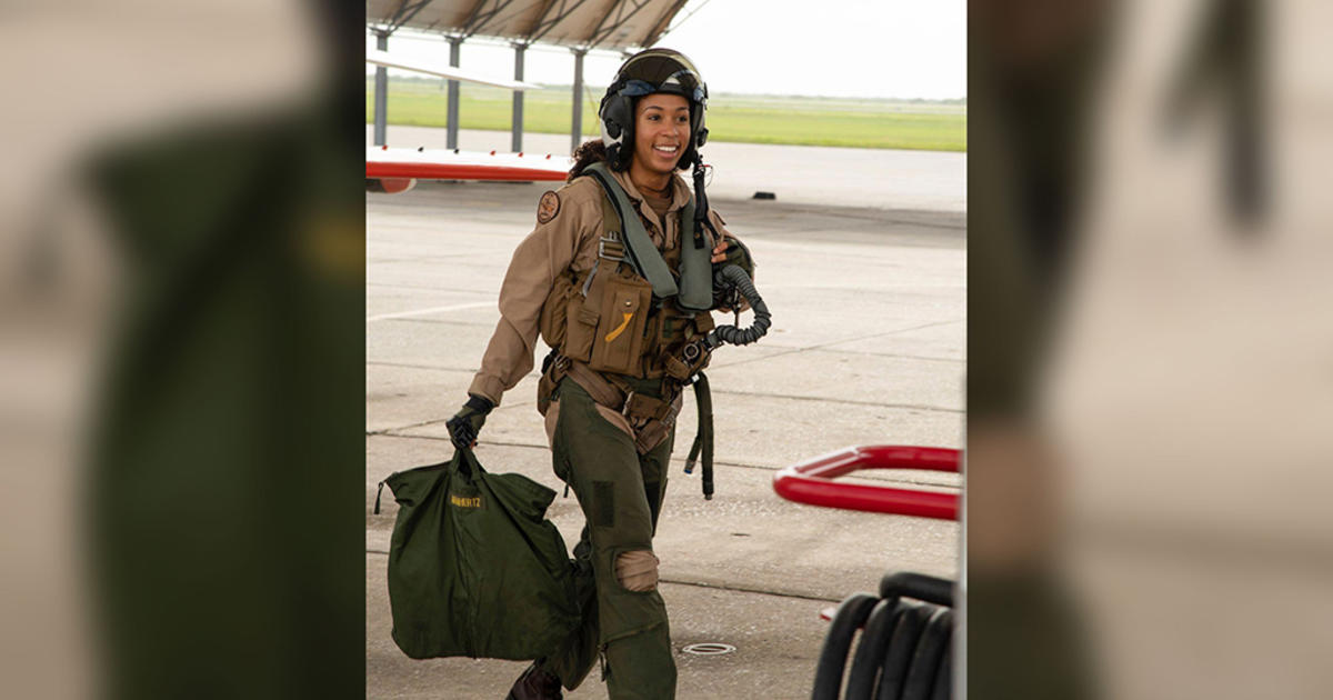 Us Navy Welcomes First Black Female Tactical Jet Pilot Madeline