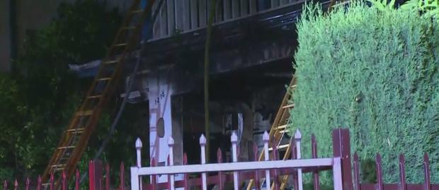 Vacant Century-Old Pico-Union Home Goes Up In Flames 