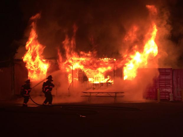 Alameda County FD Training Facility Fire 