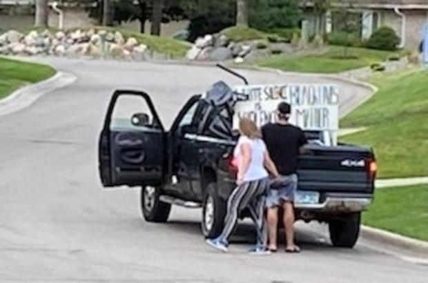 Roseville PD Seeks Help Identifying Two People Who Stole BLM Signs 