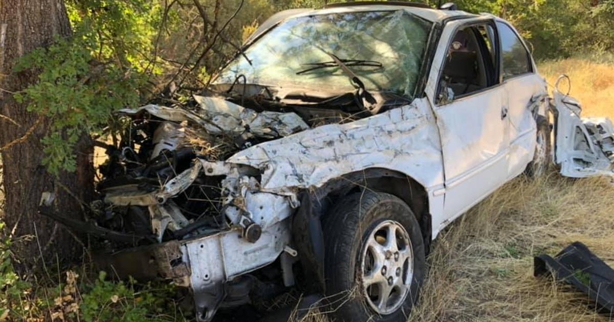 1 Dead After Car Crashes Down Steep Embankment Off Highway 65 In