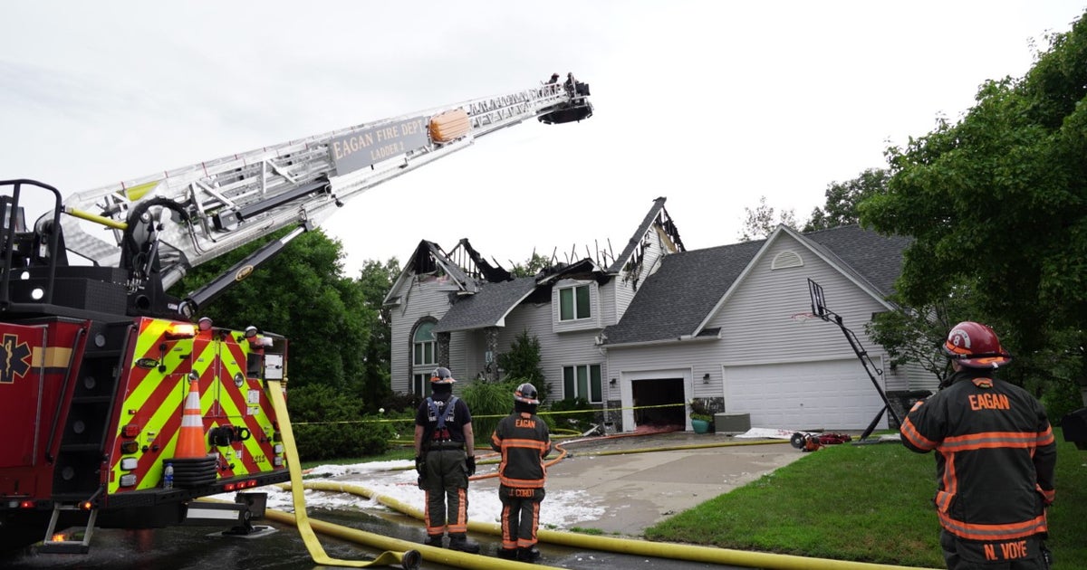 Lighting Strike Caused Eagan House Fire, Officials Say CBS Minnesota