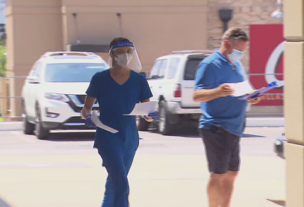 Rapid COVID-19 testing at Frontline ER 