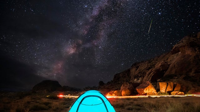 Perseid Meteor Show Captured In Big Bend National Park 