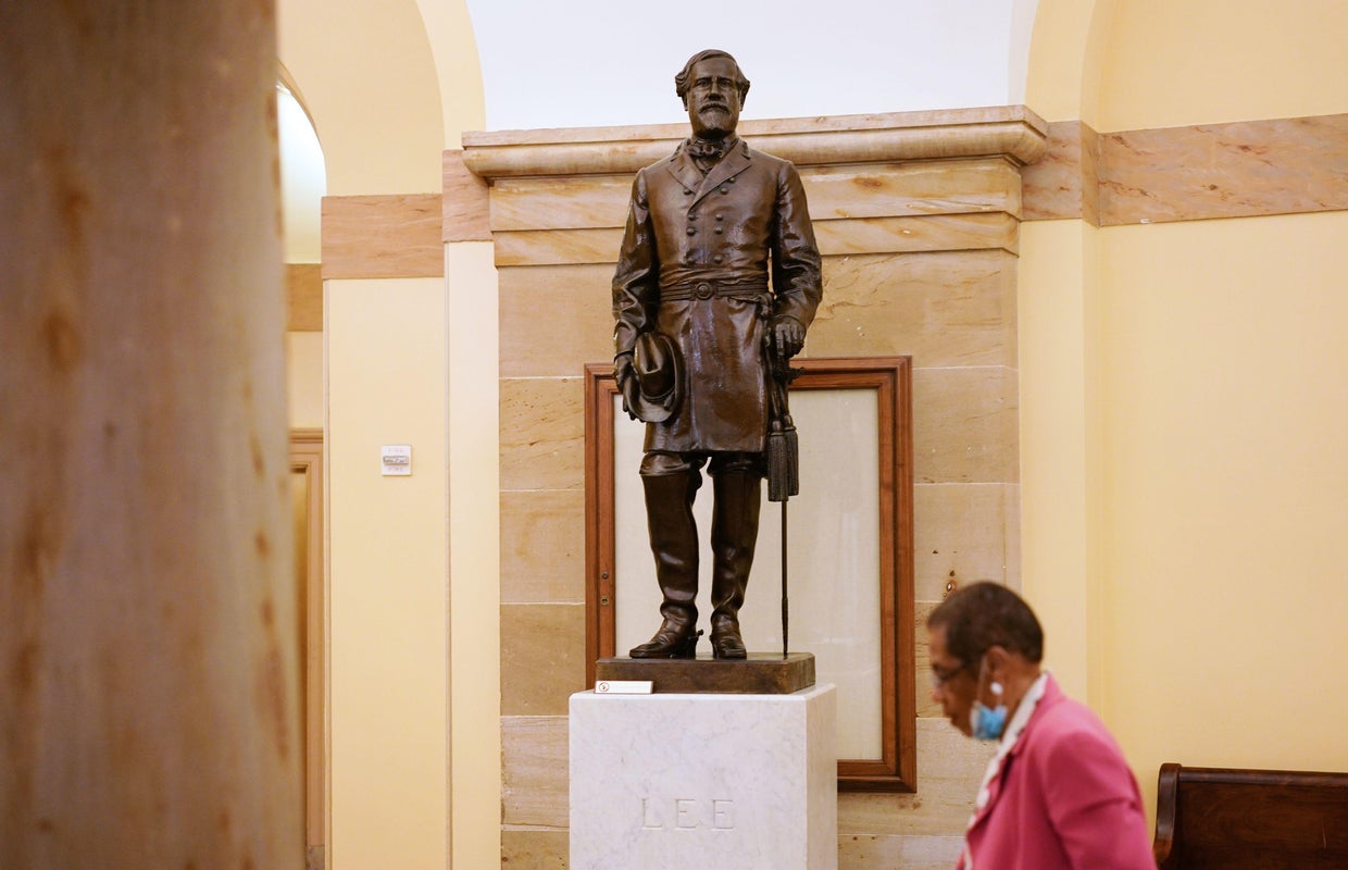 House votes to remove Confederate statues from Capitol CBS News