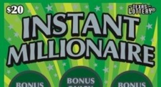 Instant Millionaire scratch ticket 