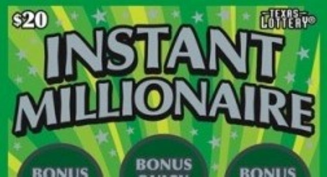 Instant Millionaire scratch ticket 