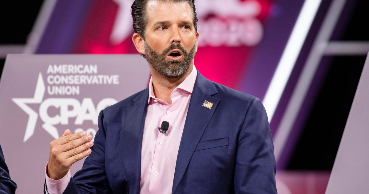 Donald Trump Jr. tests positive for COVID19 CBS News(01)