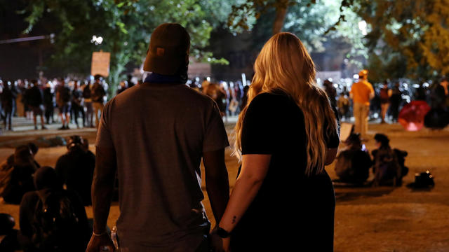 Protest against racial inequality in Portland 