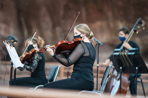 Acoustic On The Rocks: : Colorado Symphony Plays At Red Rocks Amphitheatre 