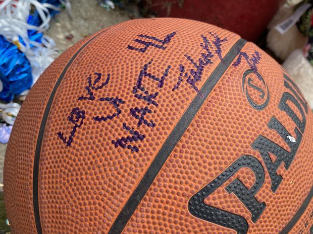 Janari Ricks Signed Basketball 