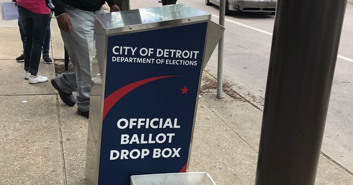 August Primary 2020: Here's A Look At In-Person Voting In Detroit - CBS ...