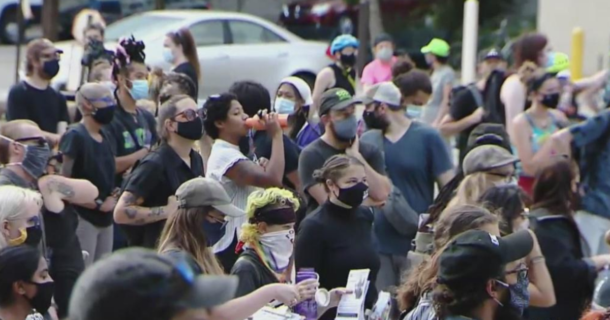 Large Group Of Protesters Moves Through East Liberty After Gathering ...