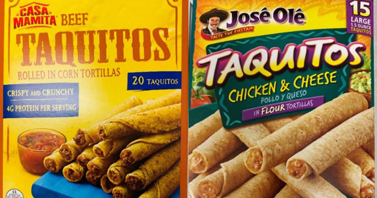 Frozen Taquitos, Chimichangas Recalled For Possible Plastic