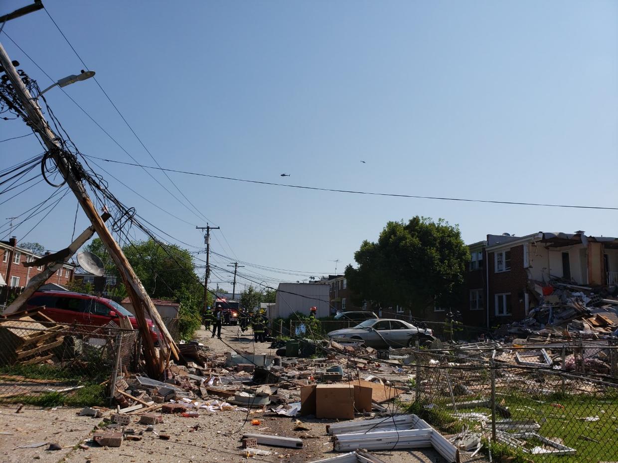 Photos Nw Baltimore Gas Explosion