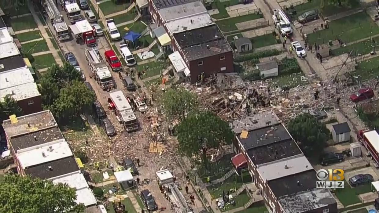 Photos Nw Baltimore Gas Explosion