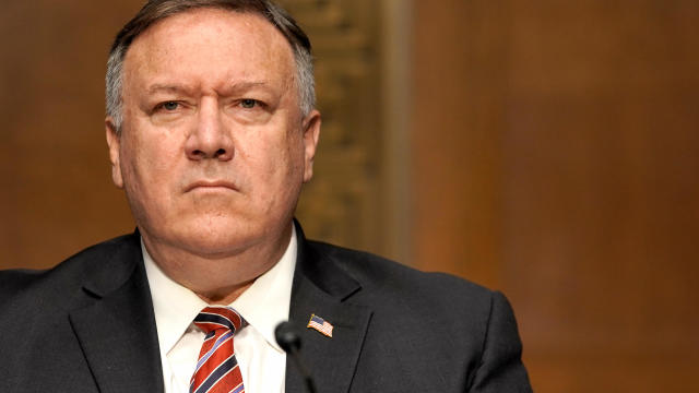 Secretary Of State Pompeo Testifies On Department's Budget Request Before Senate Foreign Relations Committee 