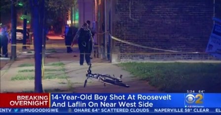 14-Year-Old Boy Shot While Walking On Sidewalk On The Near West Side ...