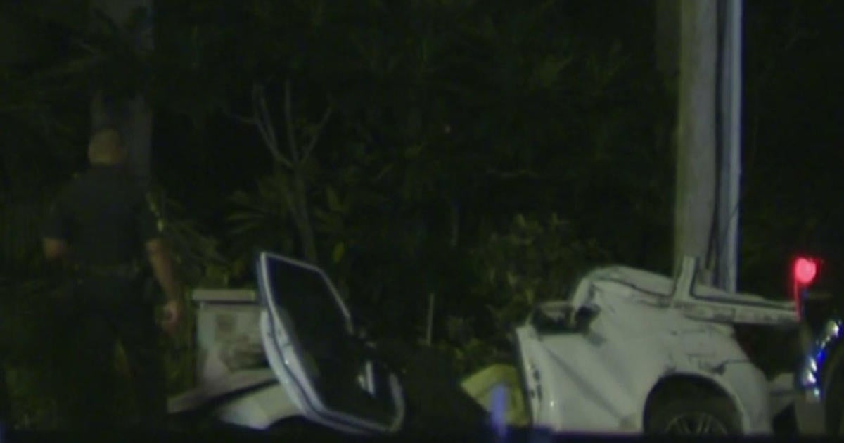 Deadly Rollover Wreck In Davie Cbs Miami 2945