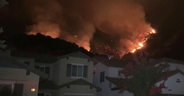 Wildfires in Southern California force hundreds of evacuations - CBS News