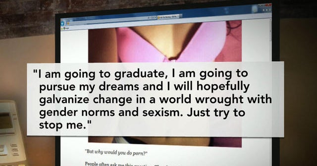 Porn star revelation: Duke freshman responds to online harassment - CBS News