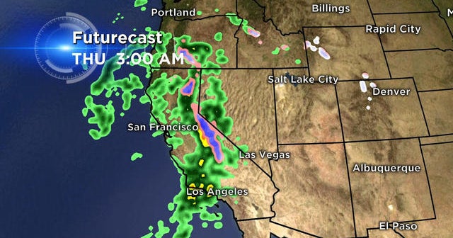 Weather forecast: Cold air covers much of U.S., rain in West - CBS News